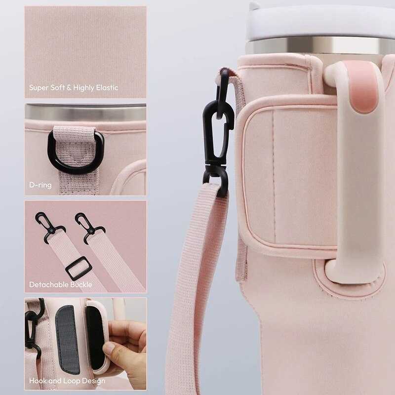 Water Bottle Carrier Bag Compatible with Stanley 40oz